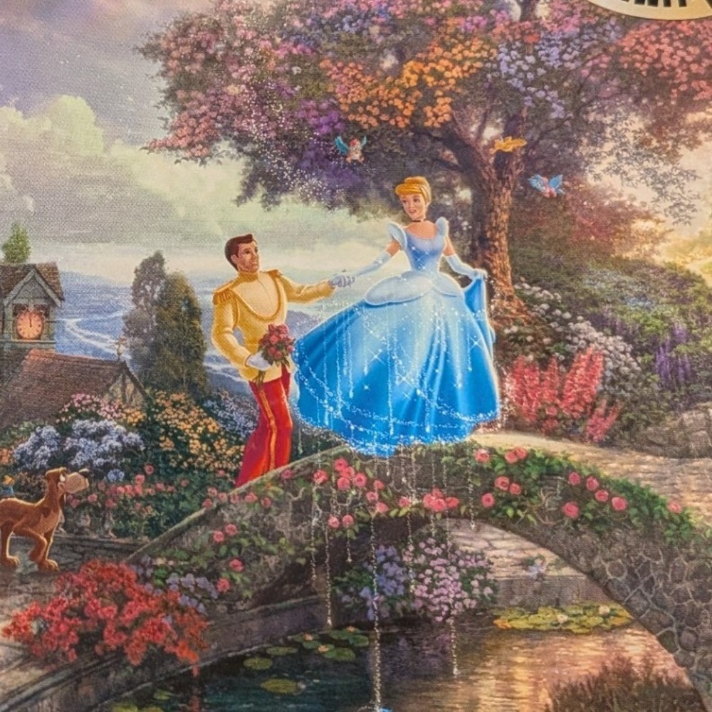 Disney Thomas Kinkade Cinderella 1000 Piece Jigsaw‎ Puzzle Limited Edition Ceaco